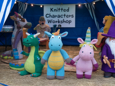 How to host a hands-on knitted character workshop at your local village fête