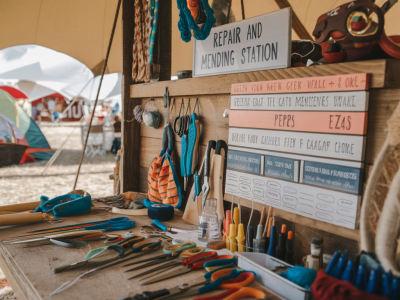 Repair and mending station blueprint for festival makers: tools, signage and pricing tips