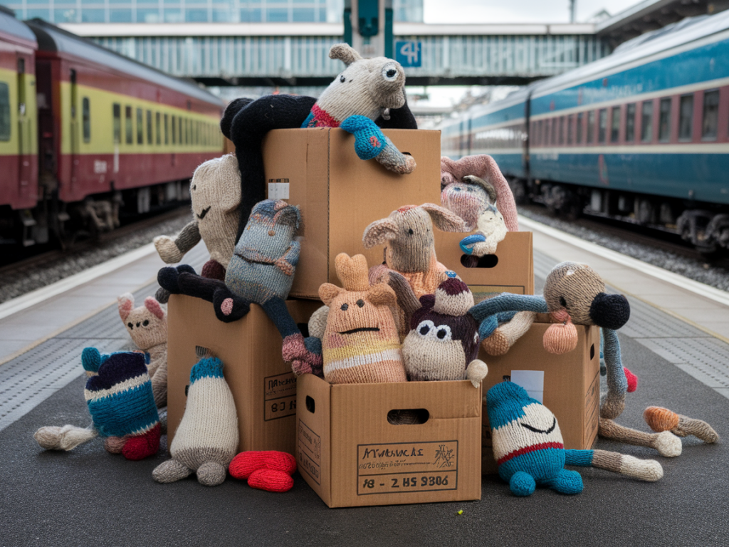 what checklist do festival vendors miss when shipping fragile knitted characters by train across the uk