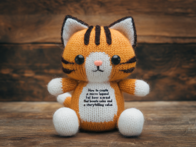 How to create a micro-legend for a knitted character that boosts sales and storytelling value