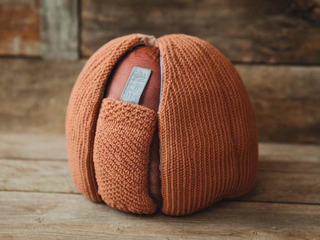How to create a smell-proof knitted companion using silicone-lined stuffing and washable patons yarn