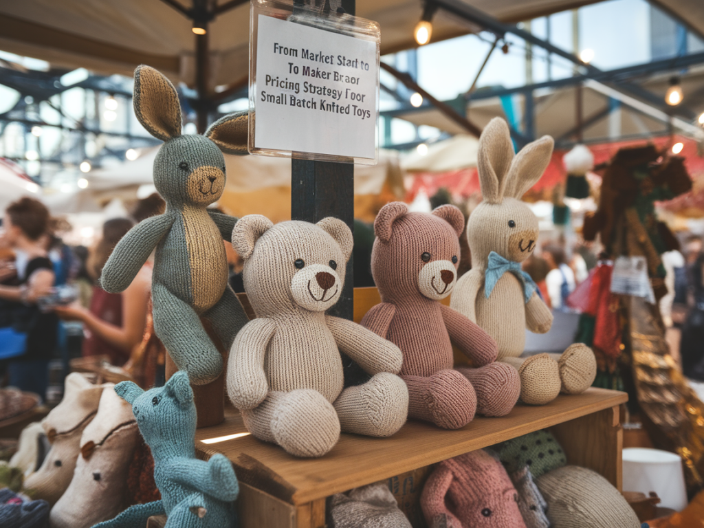From market stall to maker brand: pricing strategy for small-batch knitted toys